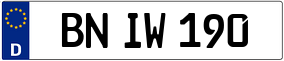 Truck License Plate